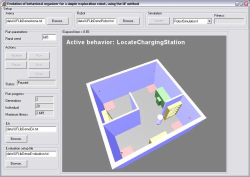 UFLib demo (simulation window)